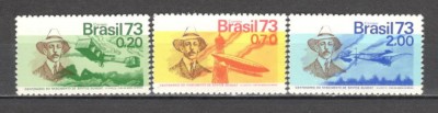 Brazilia.1973 100 ani nastere S.Dumont-aviator GB.44 foto