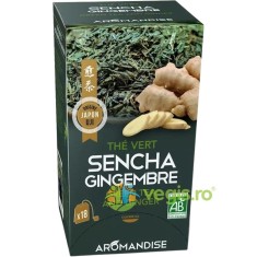 Ceai Verde Sencha cu Ghimbir Ecologic/Bio 18dz