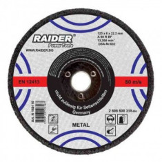 Disc taiere metal 115x6x22.2mm, Raider 160109