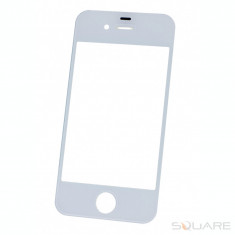 Geam Sticla iPhone 4G, iPhone 4s, White, AM+