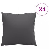 Cumpara ieftin Perne de canapea, 4 buc., antracit, 50x50 cm, textil
