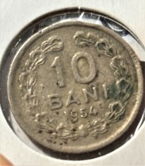 Romania 1954 - 10 Bani - cu stea (KM#84.2) - (311)