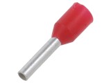 V&acirc;rf de tub capăt izolată cupru 1mm&sup2; 8mm cositorit crimpat