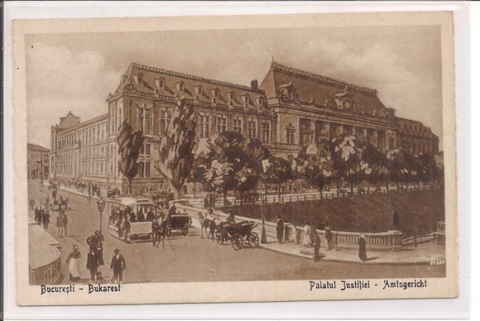 Carte postala circulata in anul 1919 Bucuresti