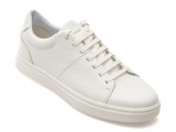 Pantofi sport GEOX albi, U55LDC, din piele naturala