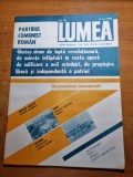 Revista lumea 5 mai 1988-expunerea lui ceausescu