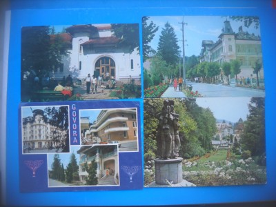 HOPCT LOT 4003 -IP- 4 CARTI POSTALE-GOVORA -JUD VALCEA --CIRCULATE foto