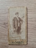 Fotografie veche, cdv mic / atelier Anna Schiller Campina