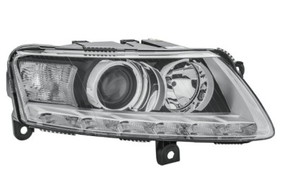 Far Audi A6 (C6) 10.2008-03.2011 Hella fata dreapta daytime running light tip bec D3S+H7 xenon, fara balast foto