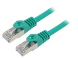 Cablu Patch S/FTP Cat6a Cu LSZH Verde 30m Cablexpert, Gembird