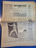 ziarul sportul popular 12 octombrie 1966 - fotbal cupele eropene - petrolul - liverpool si steaua- strasbourg