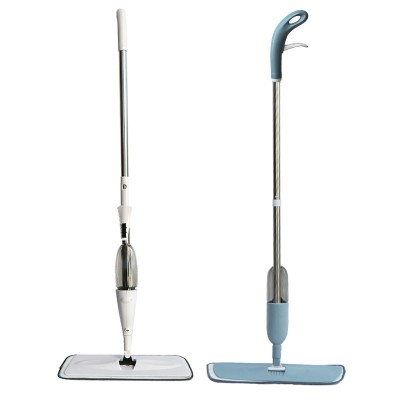 Mop magic cu pulverizator si rezervor apa, uscare rapida, rotatie 360&amp;deg;, Blu foto