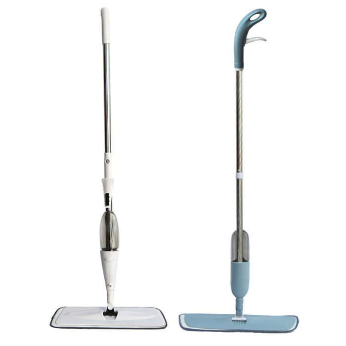 Mop magic cu pulverizator si rezervor apa, uscare rapida, rotatie 360&deg;, Blu