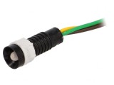 Lampă LED Control Galben/Verde 24V &Oslash;11mm