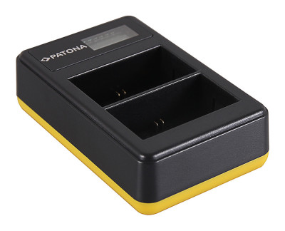 Incarcator Patona USB Dual LCD LP-E6 compatibil Canon 5D II 7D 60D 70D 6D 5D III-181968 foto