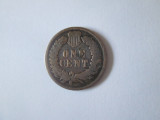 SUA 1 Cent 1901 cap indian, America de Nord, Cupru (arama)