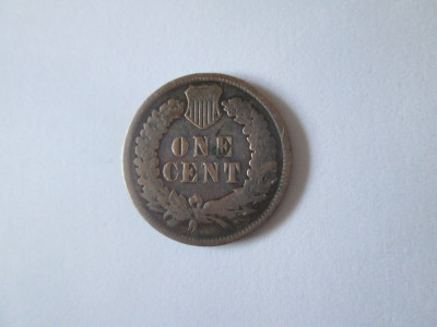 SUA 1 Cent 1901 cap indian foto