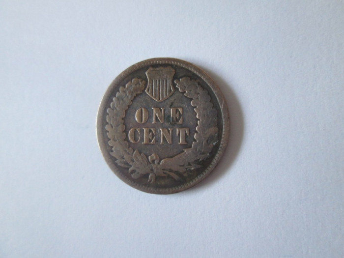 SUA 1 Cent 1901 cap indian