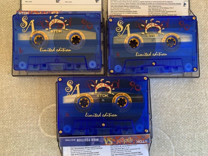 Lot 3 Casete TDK Limited Edition CrO2 - Inregistrate o singura data - 28