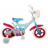 Bicicleta pentru copii Disney Frozen 2, 10 inch, culoare albastru/violet, fara f PB Cod:91050-NP