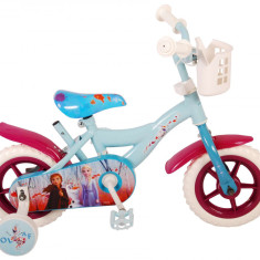 Bicicleta pentru copii Disney Frozen 2, 10 inch, culoare albastru/violet, fara f PB Cod:91050-NP