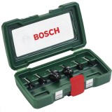 BOSCH Set de 6 freze lemn de profilat canturi, coada 6 mm