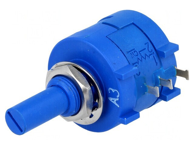 Potentiometru axial multitura 1k&Omega; 2W liniar