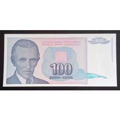 Yugoslavia, 100 Dinari 1994, UNC.