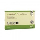 Notite adezive A-Series, 125 x 75 mm, 100 file, galben