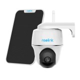 Cumpara ieftin Camera de supraveghere Reolink Argus PT cu panou solar, WIFI, baterie, rezolutie Full HD, senzor de miscare, avertizare miscare pe email