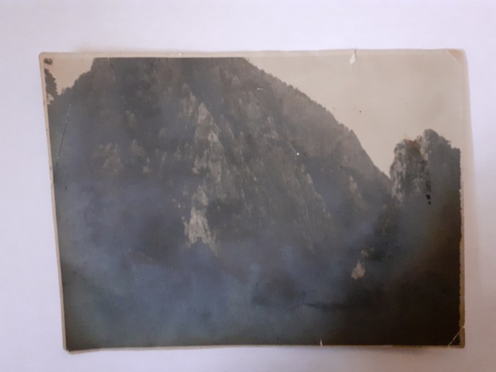 Carte poștală rom&acirc;nească din 1930 cu peisaj