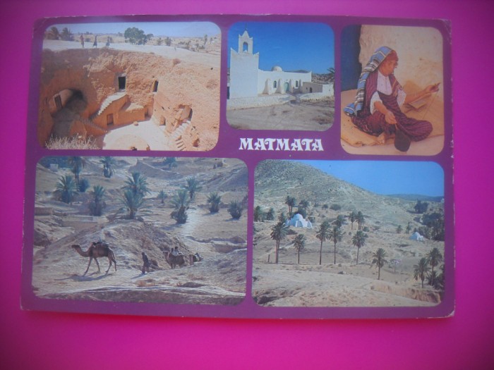 HOPCT 6522 MATMATA- TUNISIA -STAMPILOGRAFIE-AFRICA-CIRCULATA