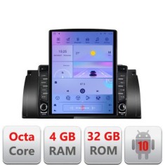 Navigatie BMW E39 si E53 G-082 ecran tip TESLA 9.7&quot; cu Android Radio Bluetooth Internet GPS WIFI 4+32GB DSP 4G Octa Co CarStore Technology