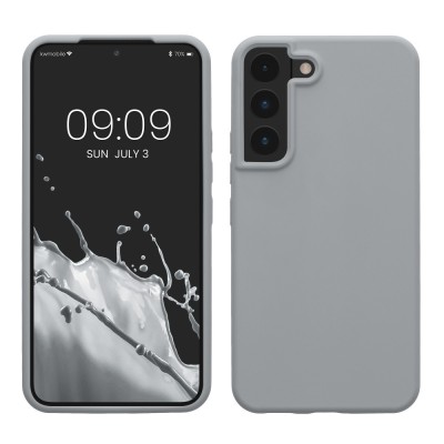Husa Kwmobile pentru Samsung Galaxy S22, Gri, Silicon, KWM000014GR069C foto