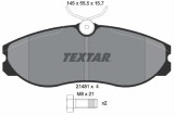 Set placute frana TEXTAR 2148101