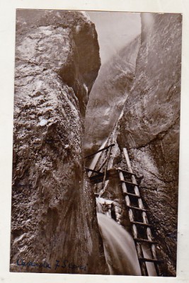 bnk cp Spre masivul Piatra Mare prin Sapte scari - Vedere - uzata foto