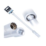 Cheie pentru bujii, 16 mm, 3 / 8", Cr-V, Geko G13507