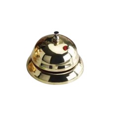 Clopotel receptie auriu, baza 8.5 cm