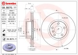 BREMBO 09.B570.11 PRIME LINE - UV Coated Disc frana