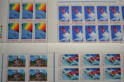 SPORTURI EXTREME LP. 1617 COLI DE 50 TIRAJ 100000 MNH foto
