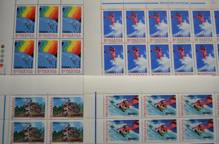 SPORTURI EXTREME LP. 1617 COLI DE 50 TIRAJ 100000 MNH