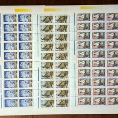 TIMBRE ROMÂNIA LP1482/1999-PASARI DECORATIVE -Set de coli 50 timbre -MNH