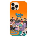 Husa compatibila cu Apple iPhone 12 Pro model Family Guy Party, Silicon, TPU, Viceversa