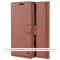 Husa pentru Oppo A5 4G / A5 5G, Techsuit, Leather Folio, Maro