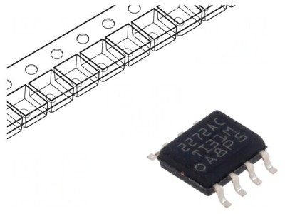 Amplificator Operațional 2,2MHz 2 Canale SO8 Rola/Banda foto