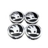 Set 4 Capace Roti 60mm Skoda Compatibil Janta Aliaj Diametru Exterior 60mm Interior 55mm