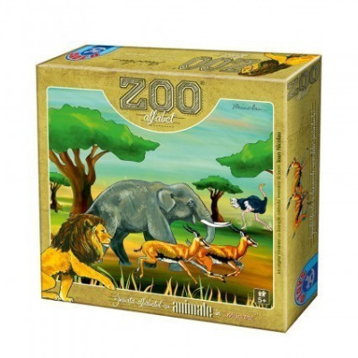 Joc educativ D-Toys Zoo alfabet - joc romanesc foto