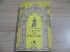 Thomas Mann - Lotte la Weimar foto