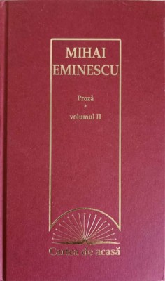 PROZA VOL.2 -MIHAI EMINESCU-245708 foto