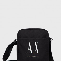 Armani Exchange borseta culoarea negru